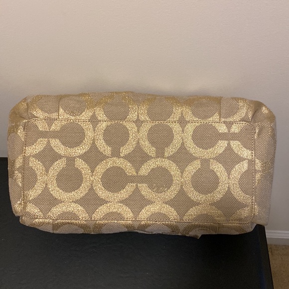 Coach Gold Satchel Bag - Picture 3 of 7